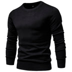Men’s Casual Solid Crewneck Sweater