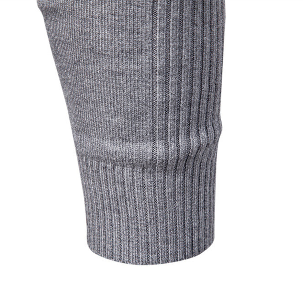 Men’s Casual Solid Crewneck Sweater