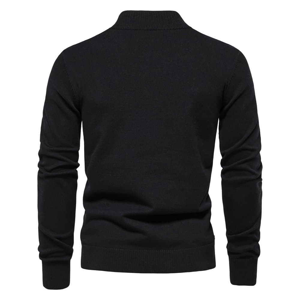 Men’s Pocketed Knit Cardigan Sweater