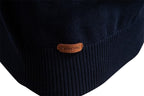 Men’s Textured Stand Collar Knit Sweater