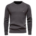 Men’s Waffle Knit Pullover Sweater