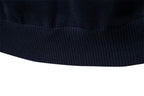 Men’s Textured Stand Collar Knit Sweater