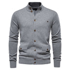 Men’s Pocketed Knit Cardigan Sweater