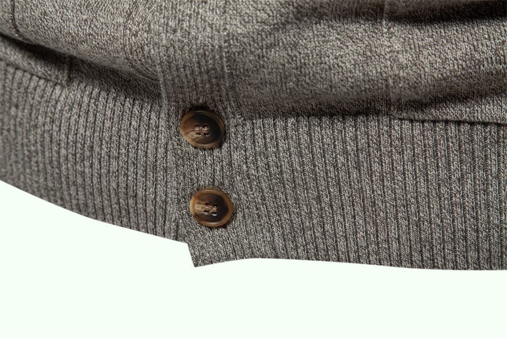 Men’s Pocketed Knit Cardigan Sweater