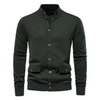 Men’s Pocketed Knit Cardigan Sweater