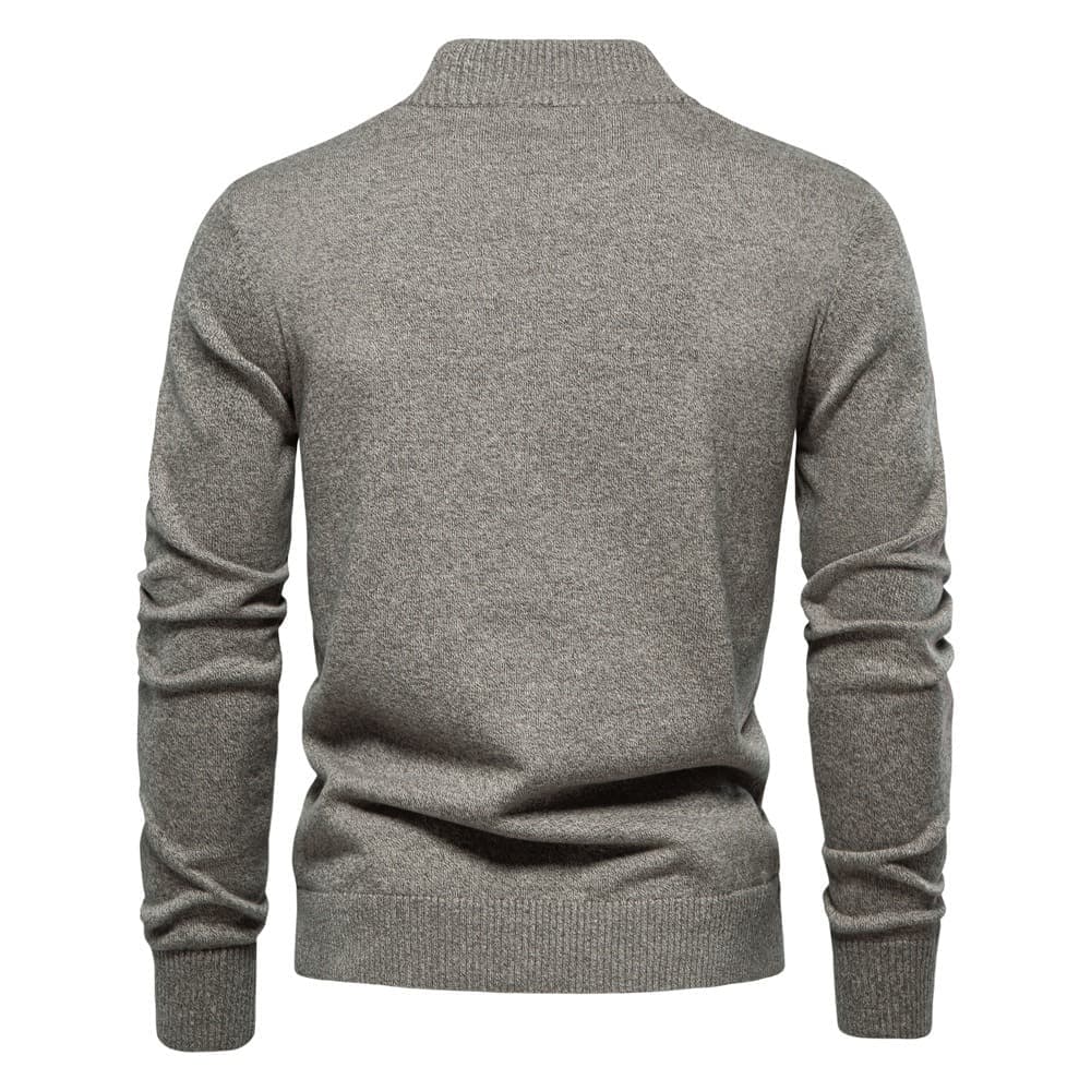 Men’s Pocketed Knit Cardigan Sweater