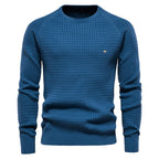 Men’s Waffle Knit Pullover Sweater