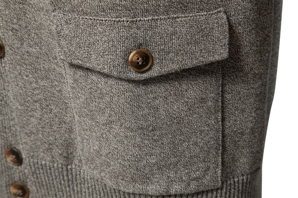 Men’s Pocketed Knit Cardigan Sweater