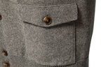 Men’s Pocketed Knit Cardigan Sweater