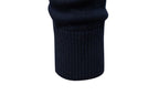 Men’s Textured Stand Collar Knit Sweater
