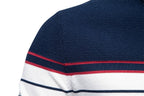 Men’s Textured Crew Neck Pullover Sweater