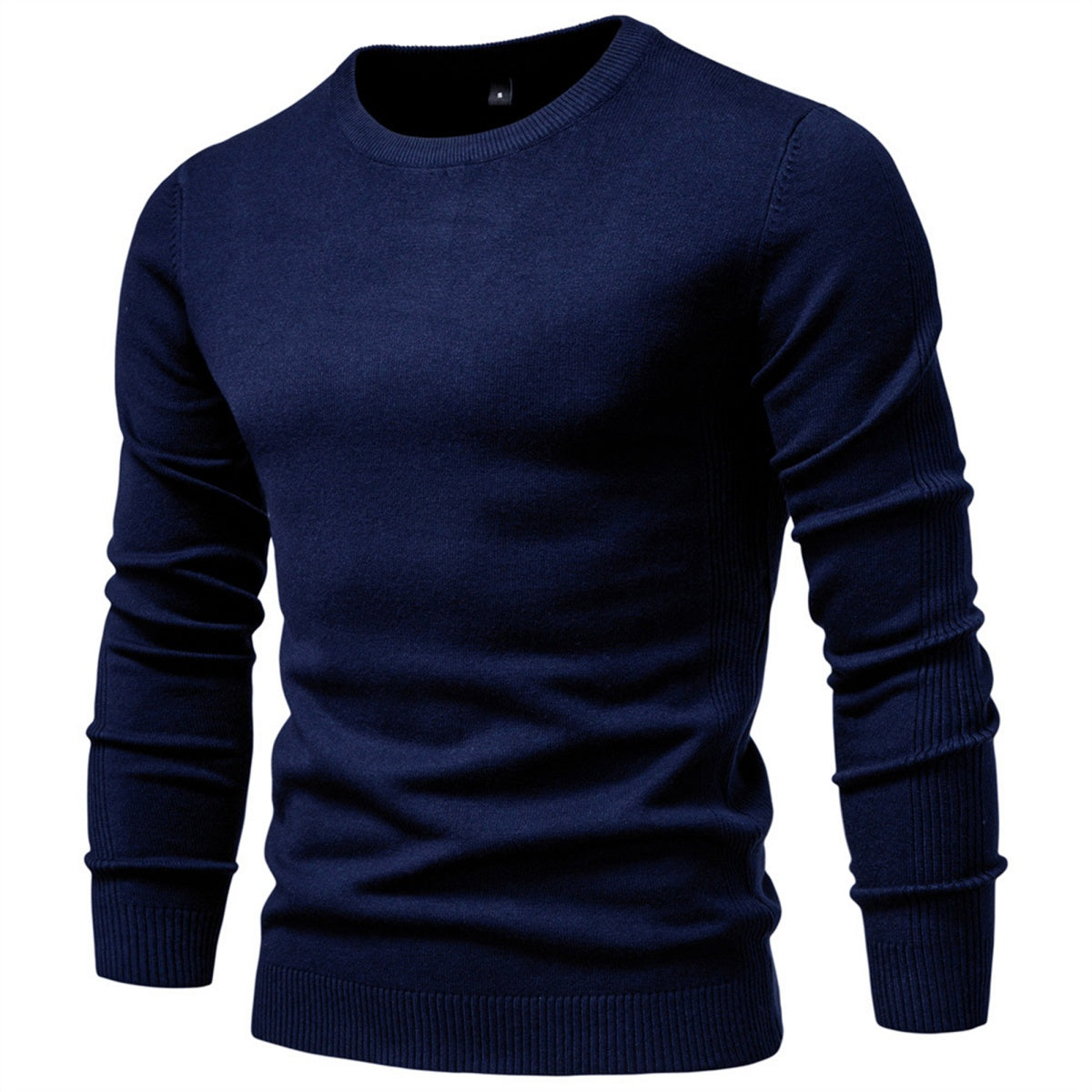 Men’s Casual Solid Crewneck Sweater