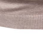 Men’s Solid Mockneck Pullover Sweater