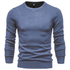 Men’s Casual Solid Crewneck Sweater