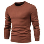 Men’s Casual Solid Crewneck Sweater