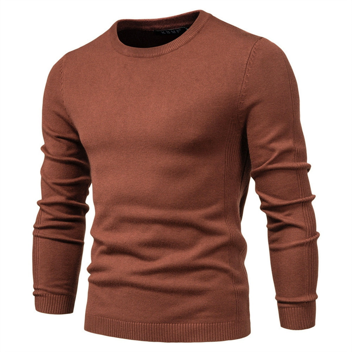 Men’s Casual Solid Crewneck Sweater