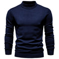 Men’s Solid Mockneck Pullover Sweater