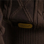 Men’s Argyle Button Front Cardigan Sweater