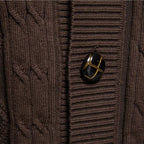Men’s Argyle Button Front Cardigan Sweater