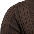 Men’s Argyle Button Front Cardigan Sweater