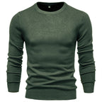 Men’s Casual Solid Crewneck Sweater