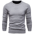 Men’s Casual Solid Crewneck Sweater