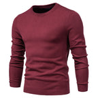 Men’s Casual Solid Crewneck Sweater