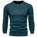 Men’s Casual Solid Crewneck Sweater