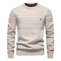 Men’s Geometric Ribbed Knit Pullover