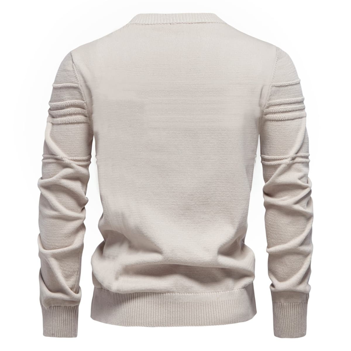 Men’s Geometric Ribbed Knit Pullover