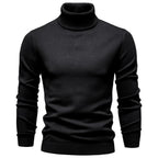 Men’s Slim Fit High Neck Pullover Sweater