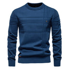 Men’s Geometric Ribbed Knit Pullover