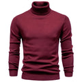 Men’s Slim Fit High Neck Pullover Sweater