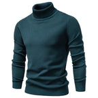 Men’s Slim Fit High Neck Pullover Sweater