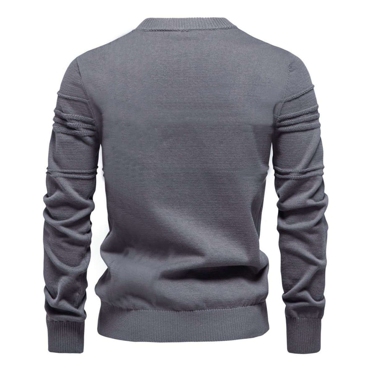 Men’s Geometric Ribbed Knit Pullover