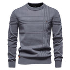 Men’s Geometric Ribbed Knit Pullover