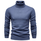 Men’s Slim Fit High Neck Pullover Sweater