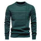 Men’s Geometric Ribbed Knit Pullover