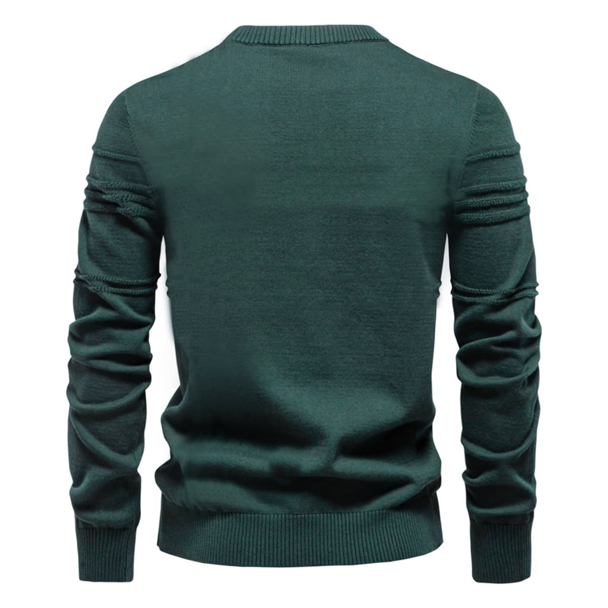 Men’s Geometric Ribbed Knit Pullover