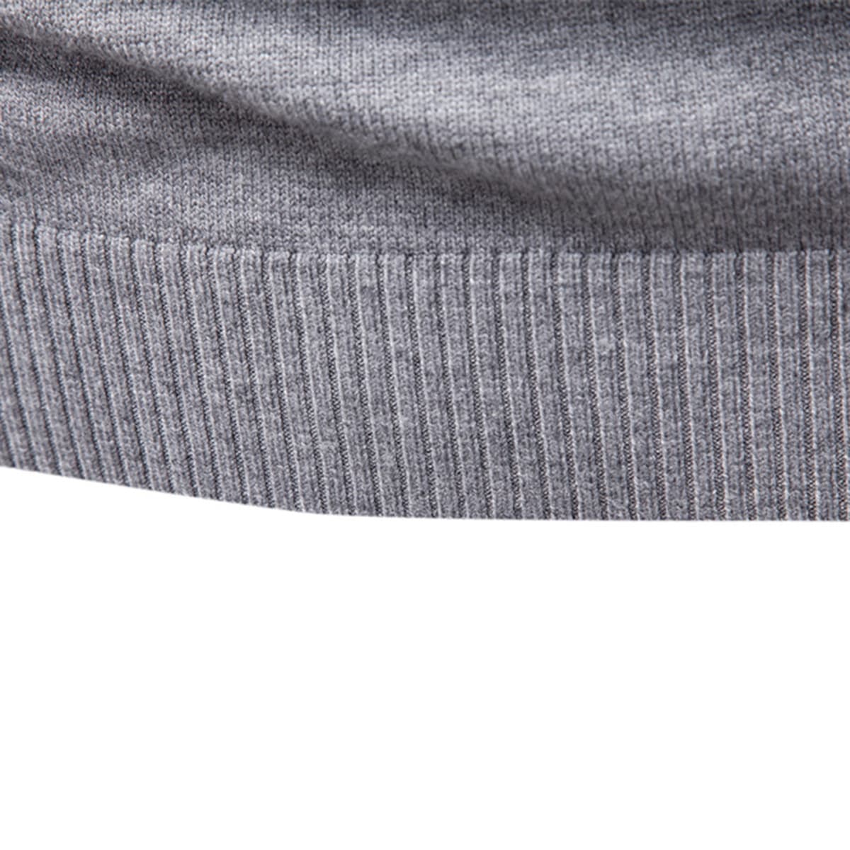 Men’s Slim Fit High Neck Pullover Sweater