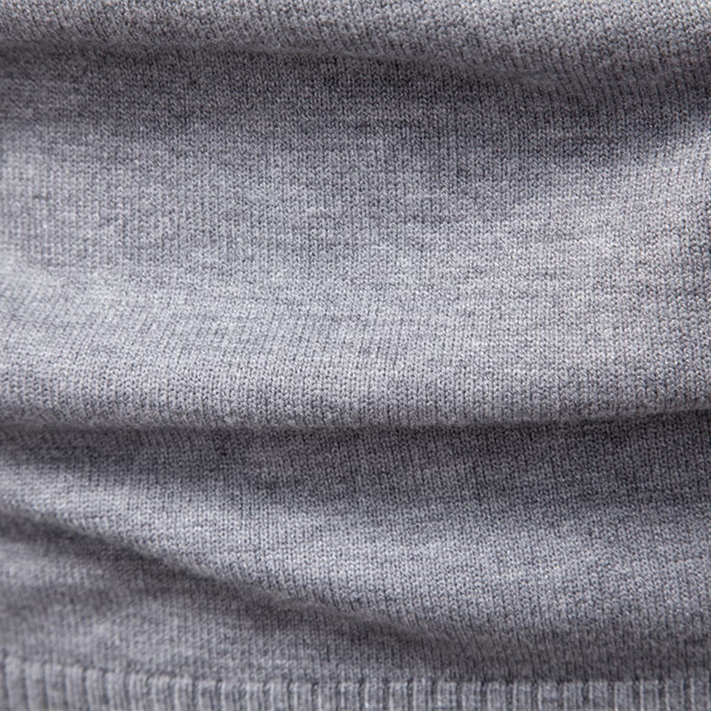 Men’s Slim Fit High Neck Pullover Sweater