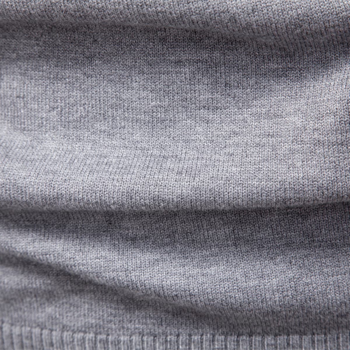 Men’s Slim Fit High Neck Pullover Sweater