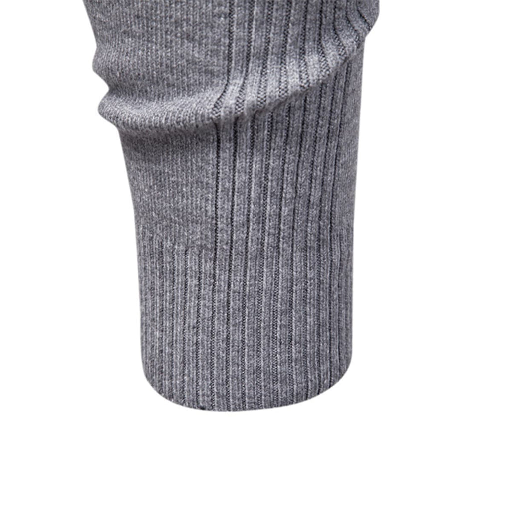 Men’s Slim Fit High Neck Pullover Sweater