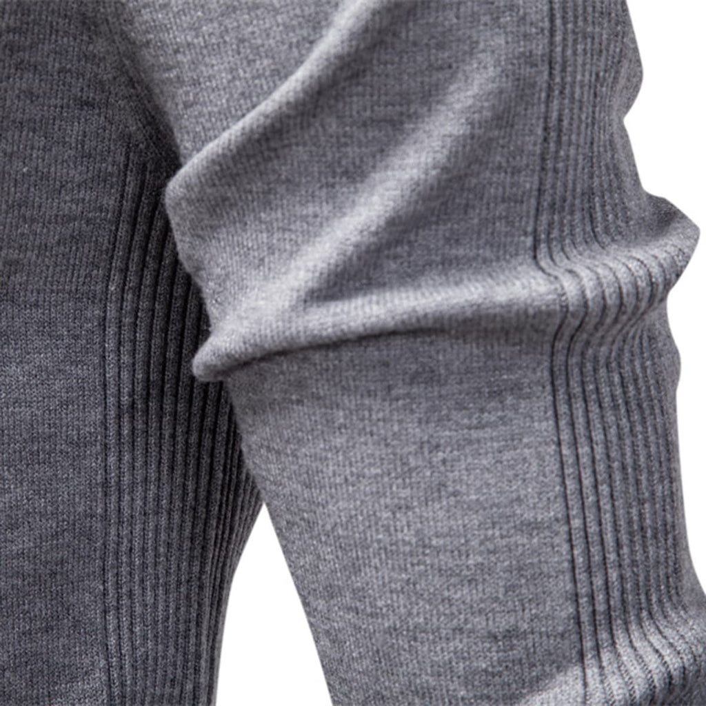 Men’s Slim Fit High Neck Pullover Sweater
