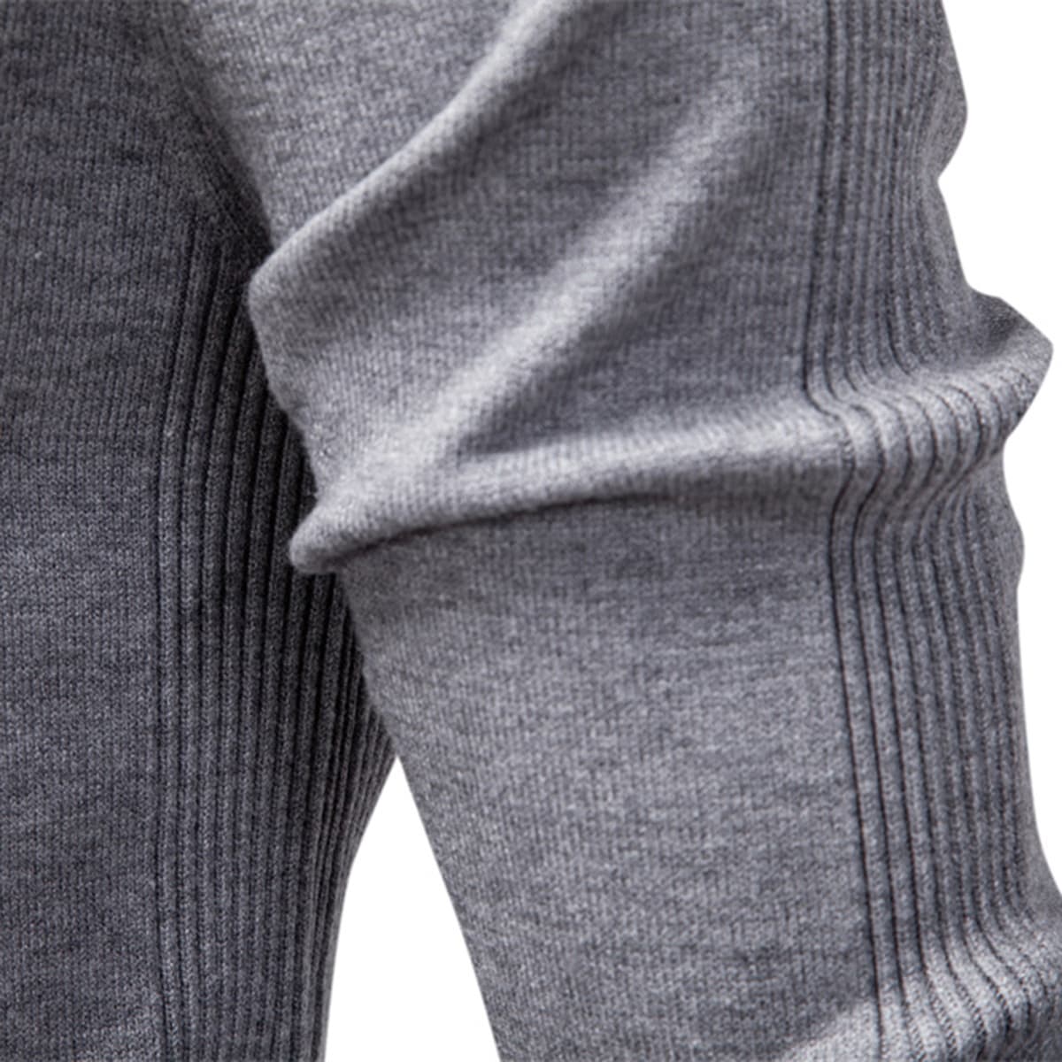 Men’s Slim Fit High Neck Pullover Sweater
