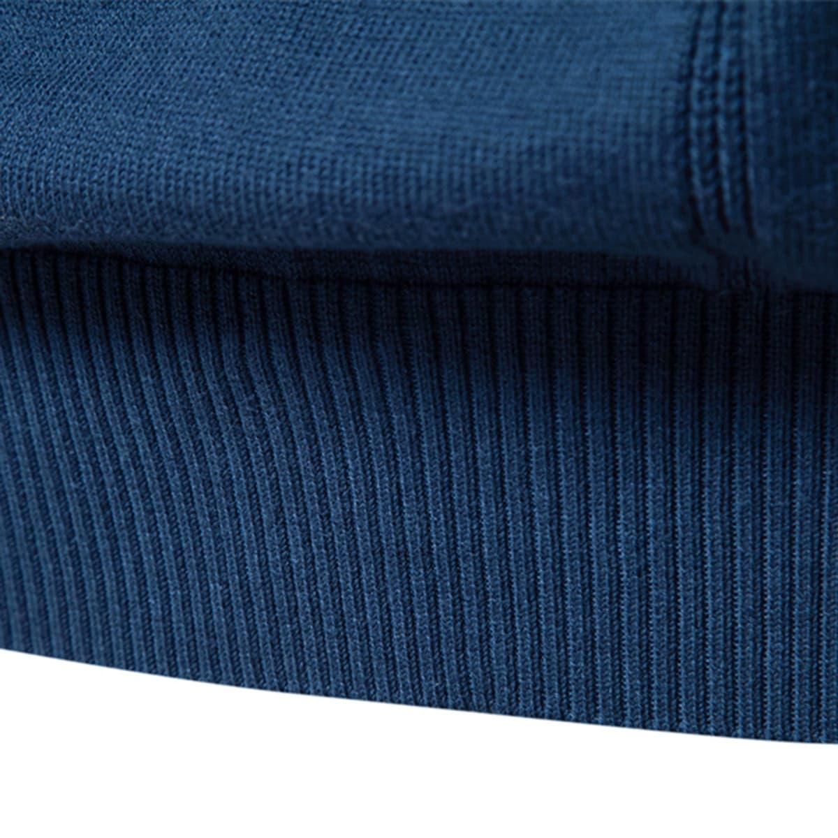 Men’s Geometric Ribbed Knit Pullover
