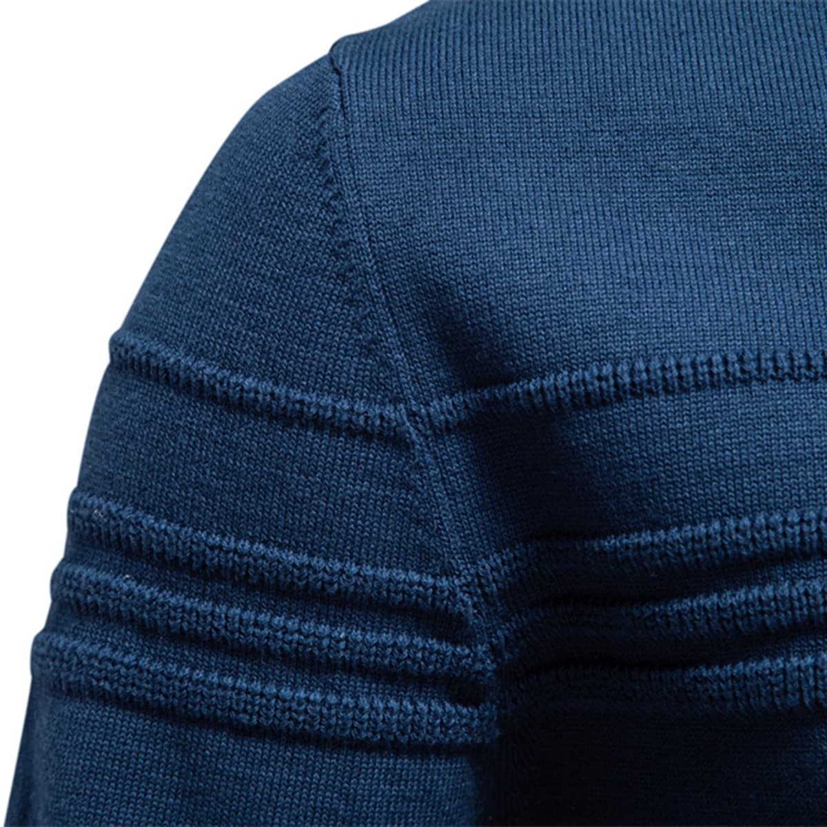 Men’s Geometric Ribbed Knit Pullover