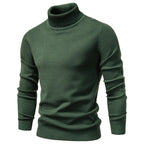 Men’s Slim Fit High Neck Pullover Sweater