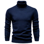 Men’s Slim Fit High Neck Pullover Sweater