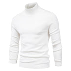 Men’s Slim Fit High Neck Pullover Sweater